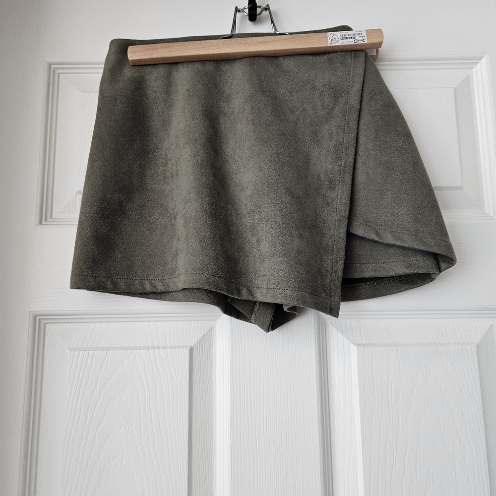Olive Green Women's Shorts